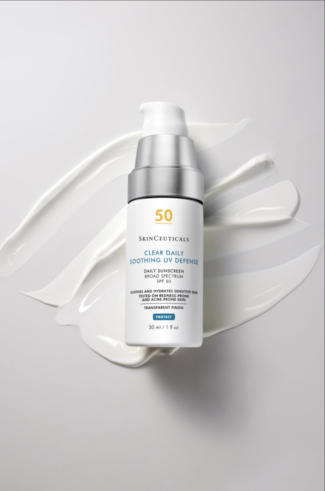 clear daily soothing UV defense spf 50 - shop SkinCeuticals in Shreveport 